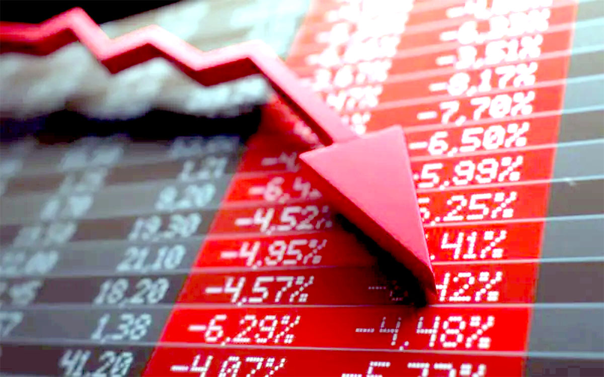Sensex, Nifty close lower for third consecutive day.
